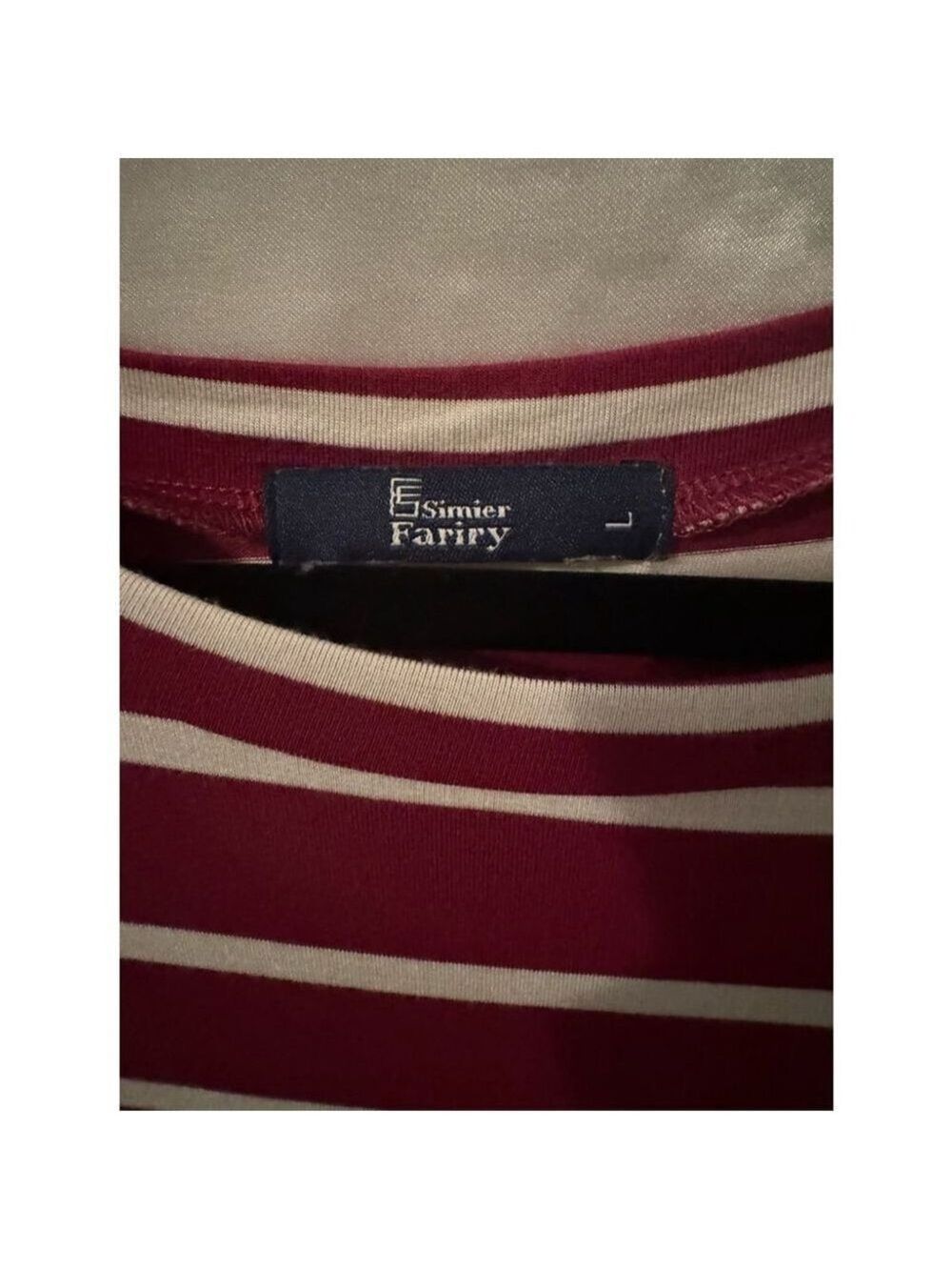 ☔️ Red and White Striped dress with cinch waistband - Picture 3 of 3